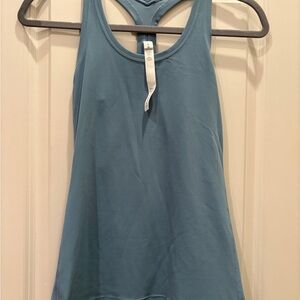 Lululemon Cool Racerback Top Size 4 Blue
